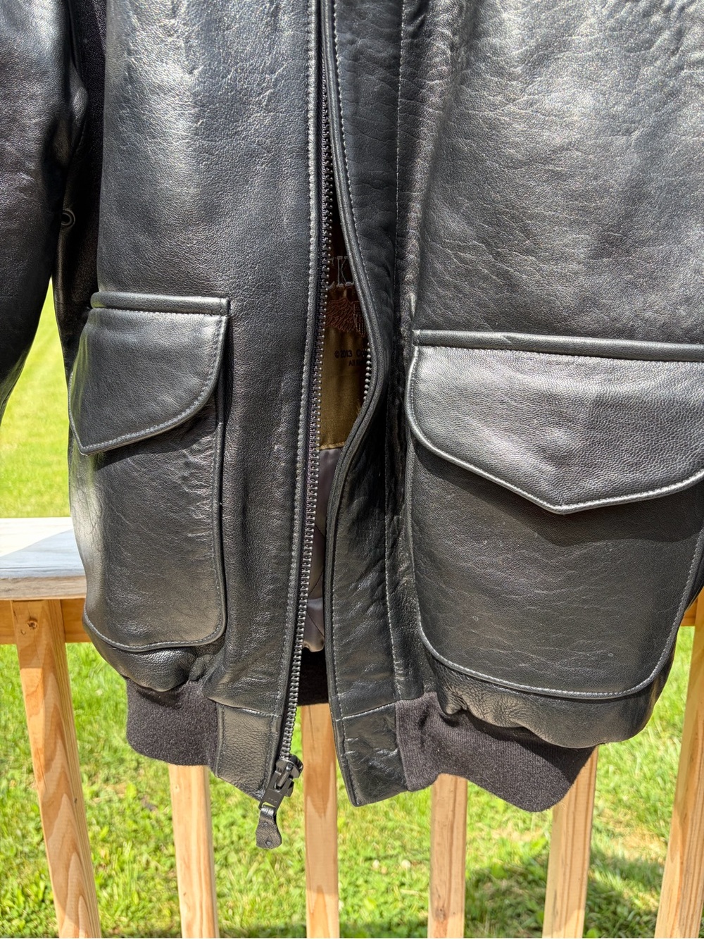 Type A-2 Flight Jacket , Cockpit Army Air Force, Size Small EXCELLENT pin Up - Picture 4 of 16